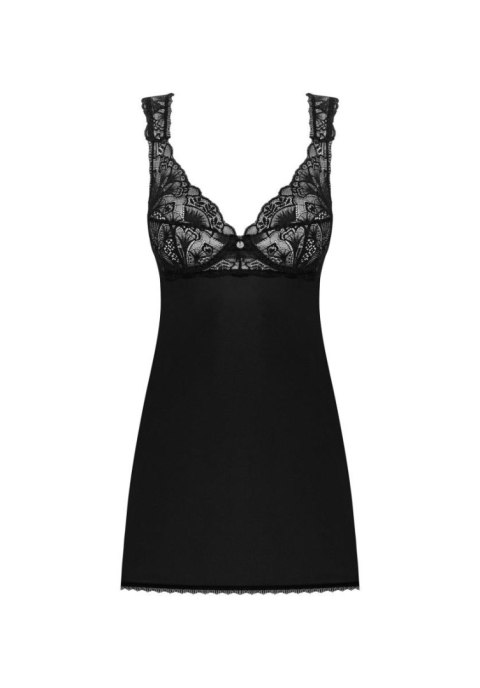 Babydoll Obsessive Donna Dream czarny XS/S z stringami