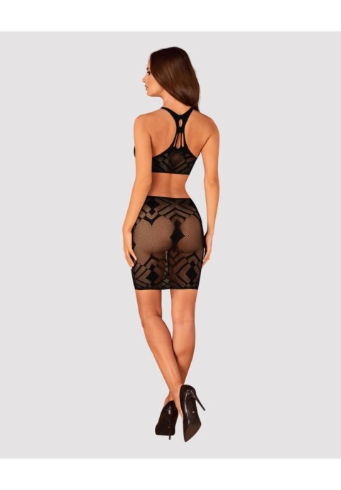 Komplet bielizny Obsessive K101 geometryczny S/M/L