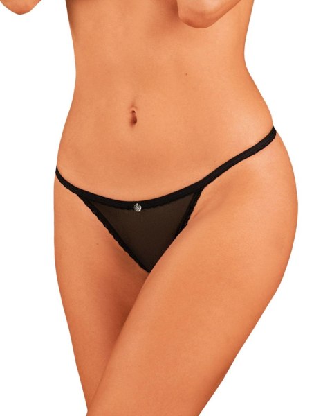 Stringi otwarte Celia Noir Obsessive czarne XL/2XL