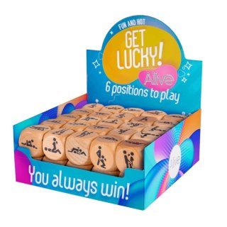 Drewniane kostki erotyczne Alive Get Lucky