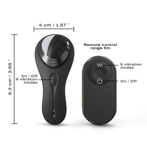 Dyskretny stymulator łechtaczki do bielizny Dorcel Discreet Vibe USB