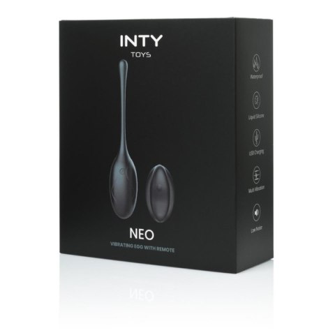 Jajko wibrujące INTY Toys Neo z pilotem 10 trybów USB