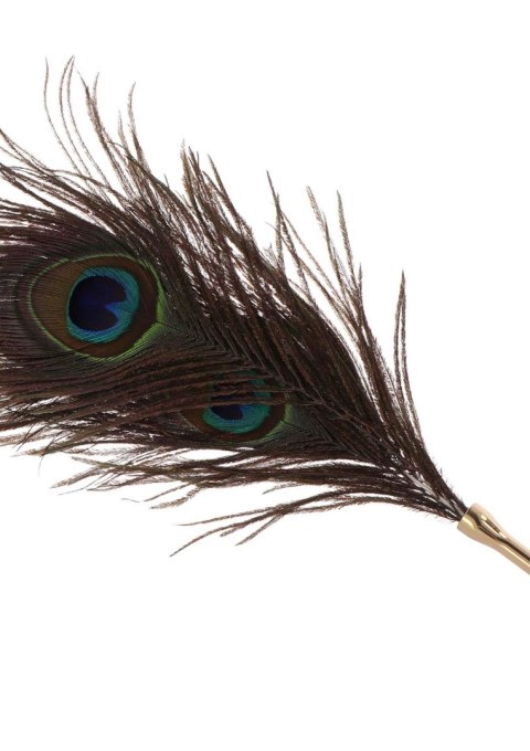 Piórko łaskoczące Taboom Peacock różowe złoto 27 cm
