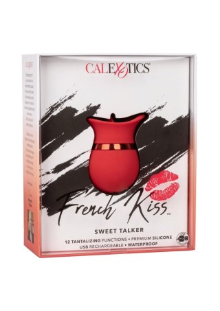 Stymulator łechtaczki French Kiss Sweet Talker czerwony