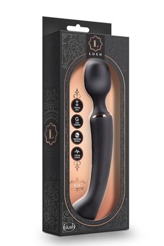 Wibrator silikonowy Blush Gia czarny USB