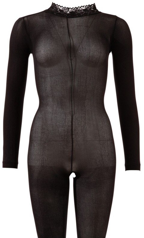 Bodystocking transparentny otwarty kroczem NO:XQSE XL-XXL