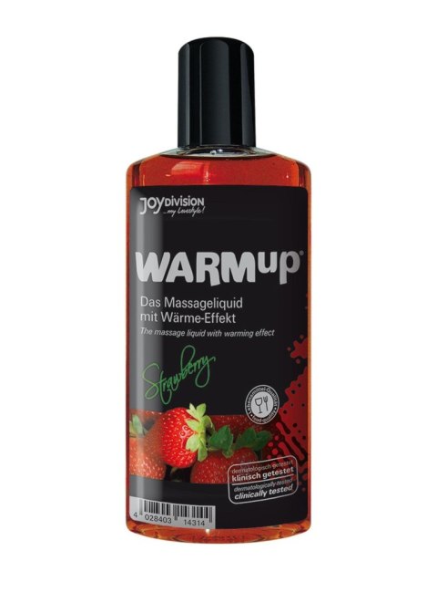 Olejek rozgrzewający do masażu JoyDivision WARMup truskawkowy 150 ml