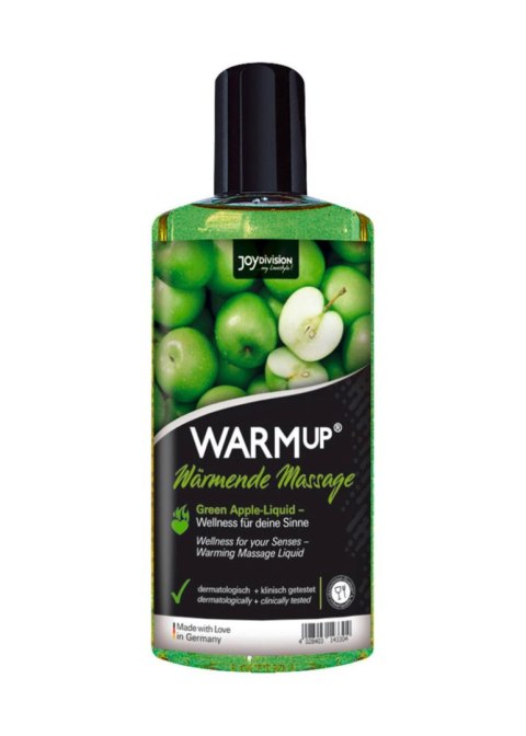 Olejek rozgrzewający do masażu WARMup JoyDivision zielone jabłko 150 ml