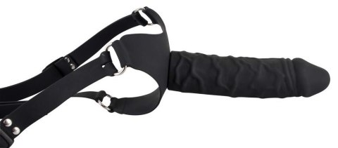 Strap on silikonowy You2Toys czarny 17 cm
