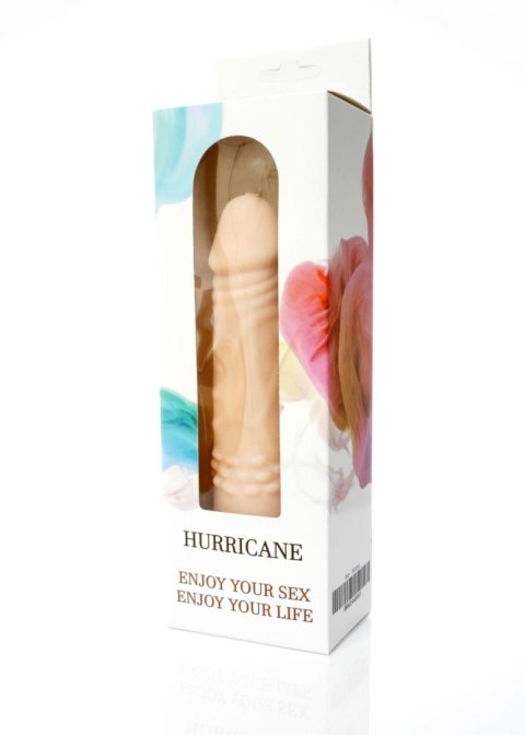 Wibrator realistyczny Hurricane cyber skórzany 18,5 cm