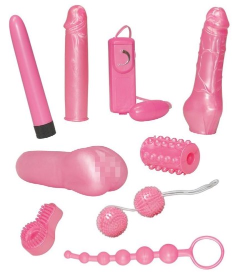 Zestaw 9 zabawek erotycznych You2Toys różowy cukierkowy