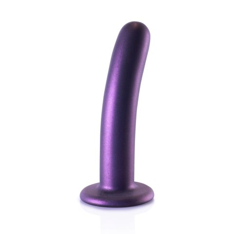 Dildo silikonowe zakrzywione Ouch! metaliczne 14,5 cm