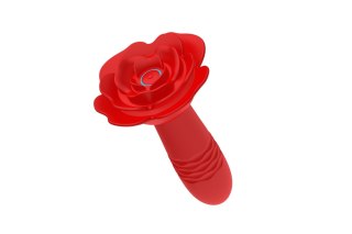 Korek analny Rose Thrusting wibrujący B Series Cute silikonowy wodoodporny