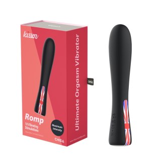 Stymulator łechtaczki Kissen Romp silikonowy 18cm 10 wzorców wodoodporny