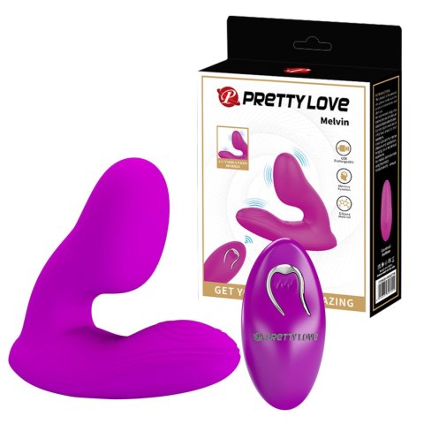 Stymulator łechtaczki Pretty Love Melvin dwusilnikowy 12 funkcji pilot