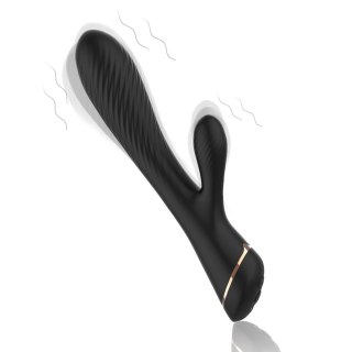 Wibrator króliczek Hare czarny silikonowy USB 9 wibracji