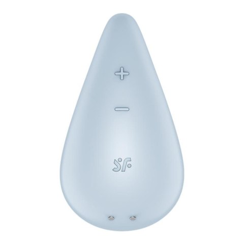 Wibrator mini Satisfyer Dew Drop niebieski silikonowy USB