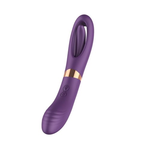 Wibrator punktu G podwójny liżący B-Series Cute silikonowy USB