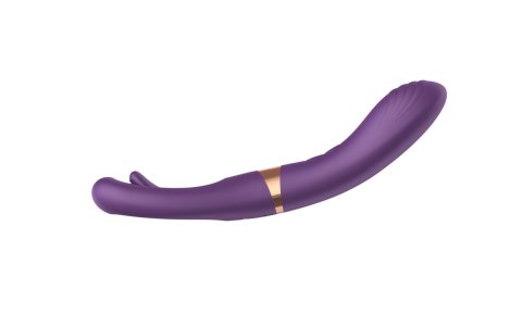 Wibrator punktu G podwójny liżący B-Series Cute silikonowy USB