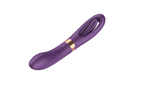 Wibrator punktu G podwójny liżący B-Series Cute silikonowy USB