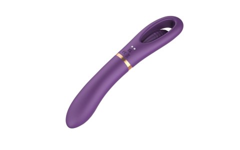 Wibrator punktu G podwójny liżący B-Series Cute silikonowy USB