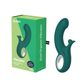Wibrator stymulator Kissen Raider silikonowy 20 cm wodoodporny