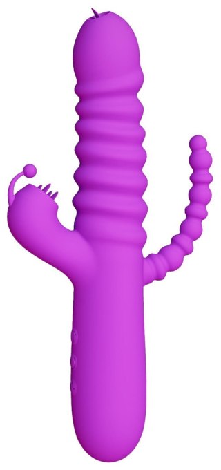 Wibrator z potrójną stymulacją B-Series Cute