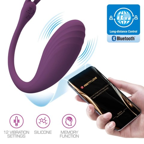 Jajeczko wibracyjne Pretty Love Catalina 12 funkcji aplikacja USB