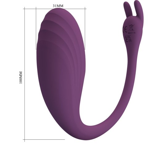 Jajeczko wibracyjne Pretty Love Catalina 12 funkcji aplikacja USB