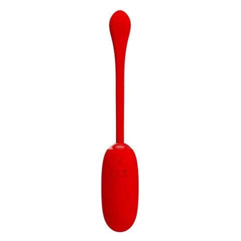 Jajko wibrujące bezprzewodowe Pretty Love Julius Egg czerwone 12 funkcji
