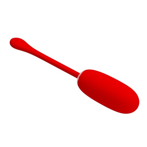 Jajko wibrujące bezprzewodowe Pretty Love Julius Egg czerwone 12 funkcji