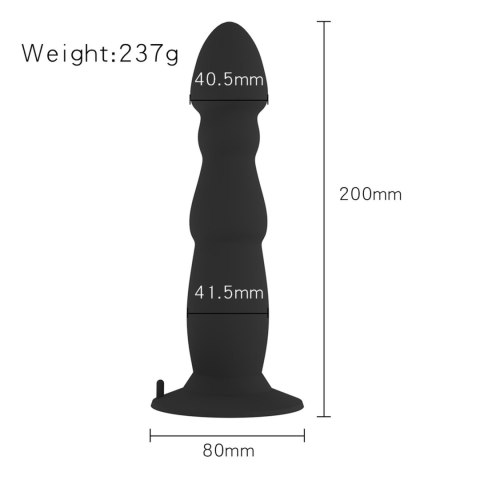 Masażer prostaty silikonowy z pilotem USB 10 funkcji B Series Power