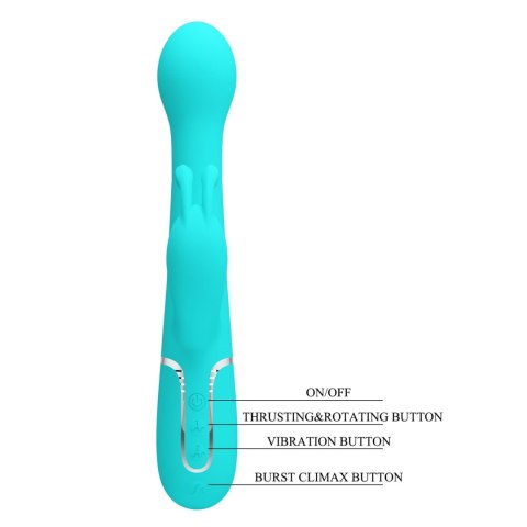Wibrator króliczek Pretty Love z 7 wibracjami 4 pchnięciami 4 rotacjami