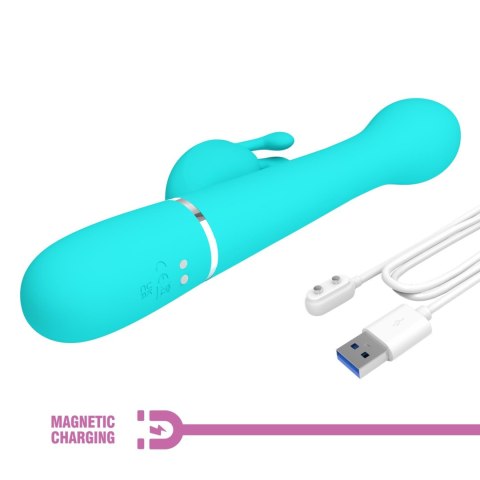 Wibrator króliczek Pretty Love z 7 wibracjami 4 pchnięciami 4 rotacjami