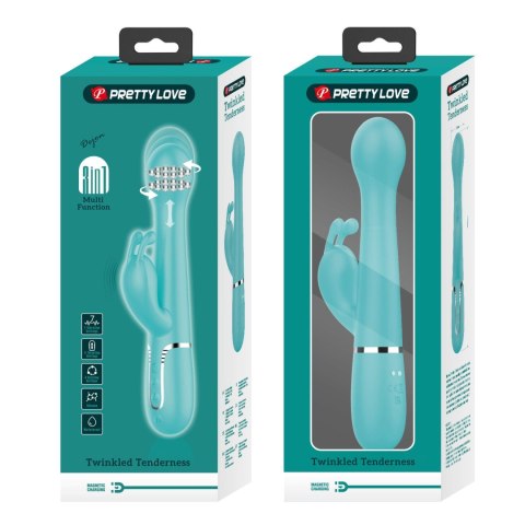 Wibrator króliczek Pretty Love z 7 wibracjami 4 pchnięciami 4 rotacjami