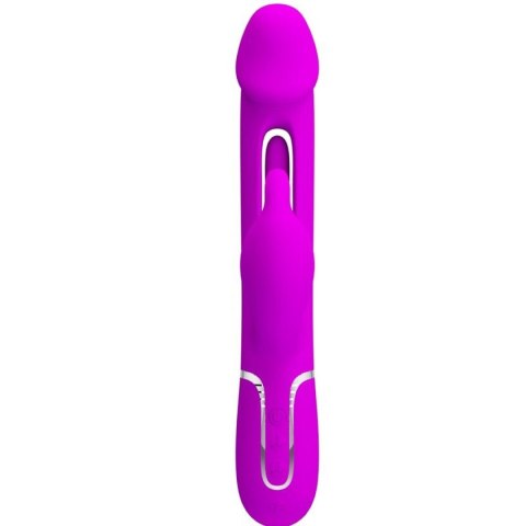 Wibrator króliczek Pretty Love z językiem fioletowy USB