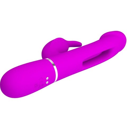 Wibrator króliczek Pretty Love z językiem fioletowy USB