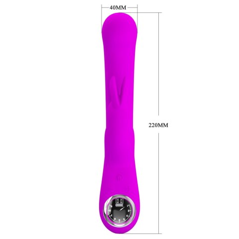 Wibrator króliczek silikonowy Pretty Love Lamar fioletowy 10 funkcji