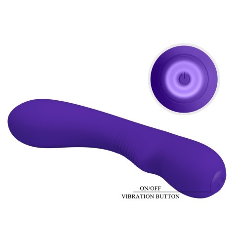 Wibrator punktu G silikonowy Pretty Love Matt fioletowy 12 wibracji