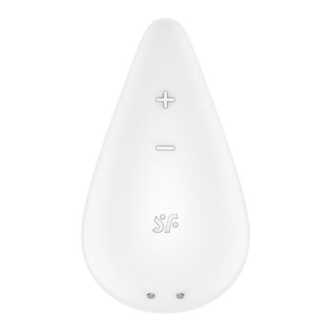 Mini wibrator silikonowy Satisfyer Dew Drop biały
