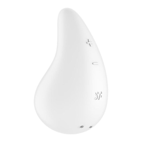 Mini wibrator silikonowy Satisfyer Dew Drop biały