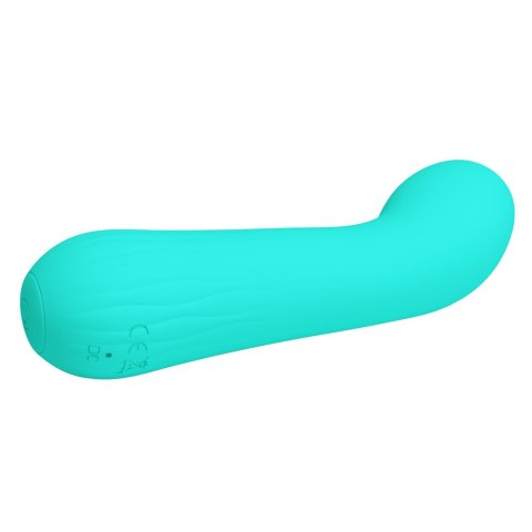 Silikonowy wibrator punktu G Pretty Love Faun Zielony 12 funkcji