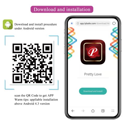Wibrator Pretty Love Aari z aplikacją 10 wibracji 10 pulsacji