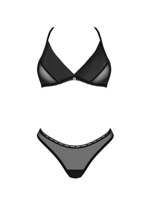 Komplet bielizny erotycznej Latinesa Obsessive czarny M/L