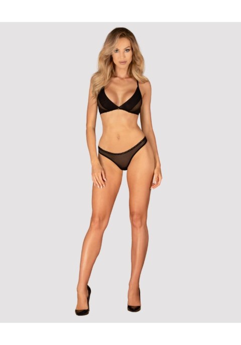 Komplet bielizny erotycznej Latinesa Obsessive czarny M/L