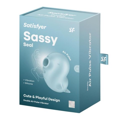 Stymulator łechtaczki Satisfyer Sassy Seal silikonowy IPX7