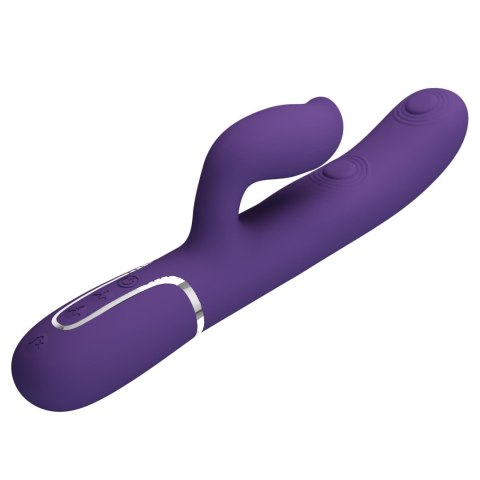 Wibrator króliczek Pretty Love Gigi fioletowy silikonowy USB