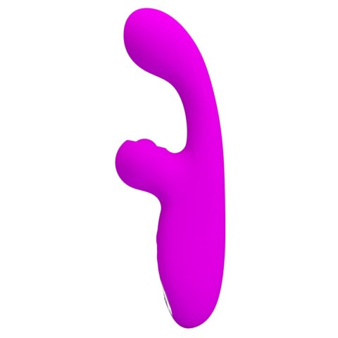 Wibrator króliczek Pretty Love Skylar fioletowy silikonowy USB