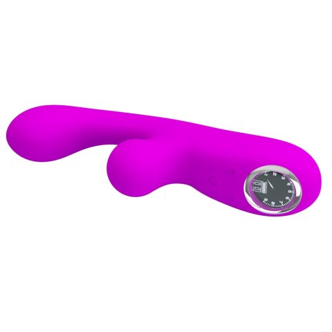 Wibrator króliczek Pretty Love Skylar fioletowy silikonowy USB