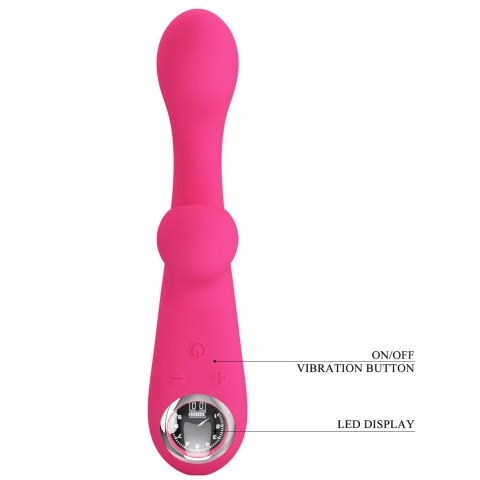 Wibrator króliczek Pretty Love Skylar silikonowy różowy USB